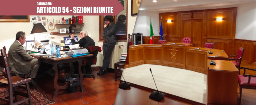 Articolo 54 – Sezioni Riunite pubblicata la Sentenza n° 1/2021<br/>– Coefficiente annuale del 2,445% per tutti –