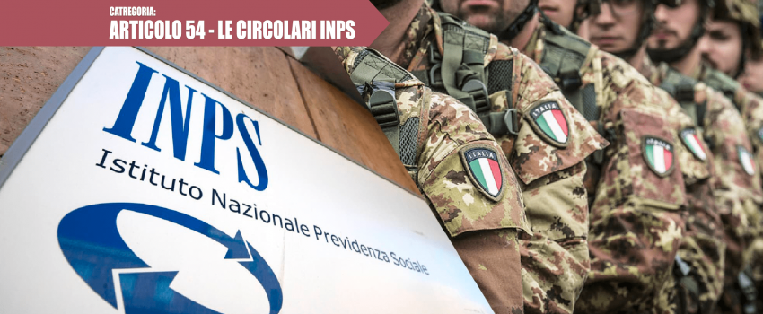 Articolo 54 – Circolare INPS N° 107- Perplessità.