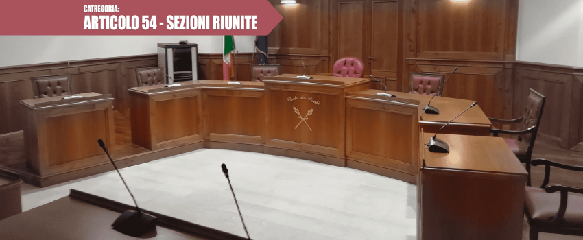 Articolo 54- Sentenza 12/2021 delle Sezioni Riunite<br/>Riconosciuto ai -15 l’aliquota del 2,44%